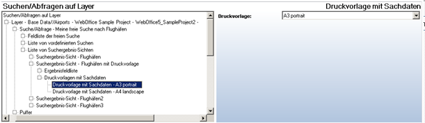 Konfiguration von ‚Druckvorlage mit Sachdaten’