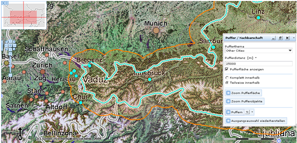 Pufferfläche - Flächendarstellung im WebOffice 10 R3 Client Pufferfläche - Flächendarstellung im WebOffice 10 R3 Client