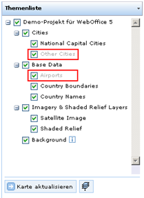 Themenbaum – Statischer Modus