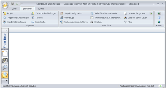 WebOffice author mit maximaler Multifunktionsleiste WebOffice author mit maximaler Multifunktionsleiste