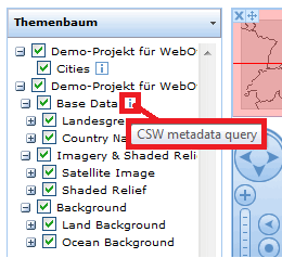 ‚Metadaten-Kurzbeschreibung‘ im WebOffice 10 R3 Client