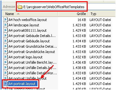 Layout-Datei ‘A4 portrait.layout’
