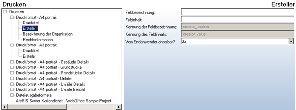 Konfiguration ‚Ersteller‘ Konfiguration ‚Ersteller‘