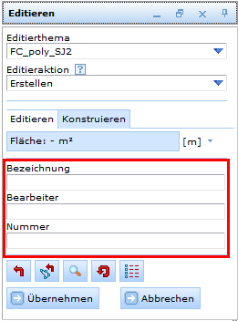Attributfelder im Editierformular des WebOffice 10 R3 Clients&nbsp;