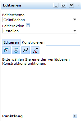 Konstruktionswerkzeuge zum Erzeugen von Polygonen- und Linien Objekte Konstruktionswerkzeuge zum Erzeugen von Polygonen- und Linien Objekte