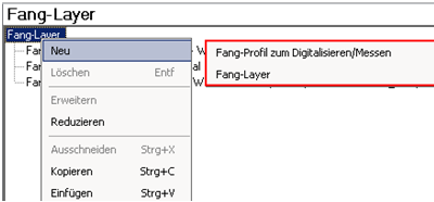 Konfigurationselemente ‚Fang-Layer‘ und/oder ‚Fang-Profil‘