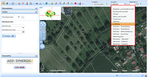 Liste mit ‚Kartenansichten‘ im WebOffice 10 R3 Client Liste mit ‚Kartenansichten‘ im WebOffice 10 R3 Client