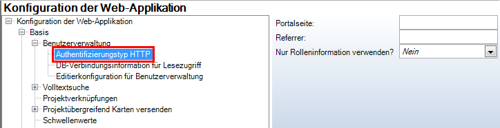 Authentifizierungstyp HTTP Authentifizierungstyp HTTP