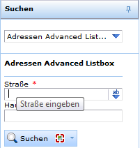 Tooltip einer Advanced Listbox bei "MouseOver" Tooltip einer Advanced Listbox bei "MouseOver"