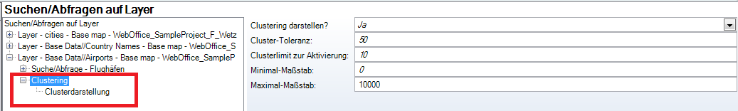 Konfiguration des Clustering - Kategorie WebOffice Konfiguration des Clustering - Kategorie WebOffice