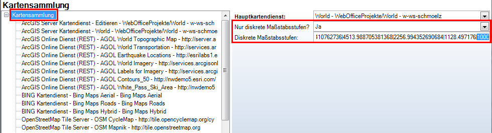 Anbieten eines zusätzlichen Maßstabes (...|1000) zB für Editieren