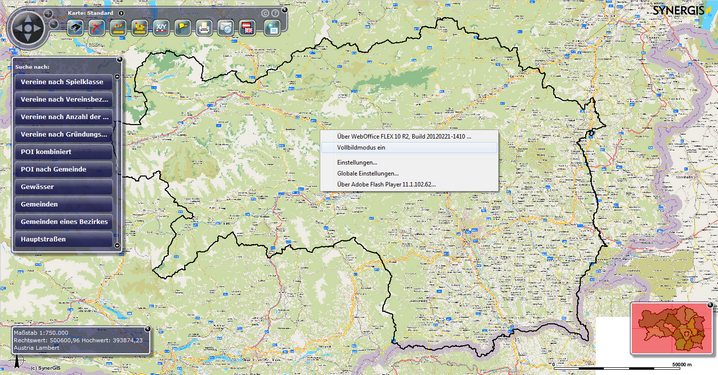 Vollbildmodus im WebOffice 10 R3 Flex Client Vollbildmodus im WebOffice 10 R3 Flex Client