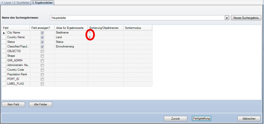 Volltextsuche erstellen - Schritt 3