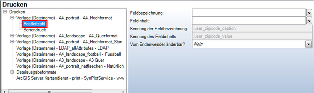 Konfiguration Postleitzahl Konfiguration Postleitzahl