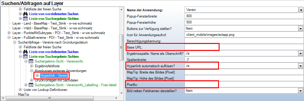 WebOffice Konfiguration - Hyperlink WebOffice Konfiguration - Hyperlink
