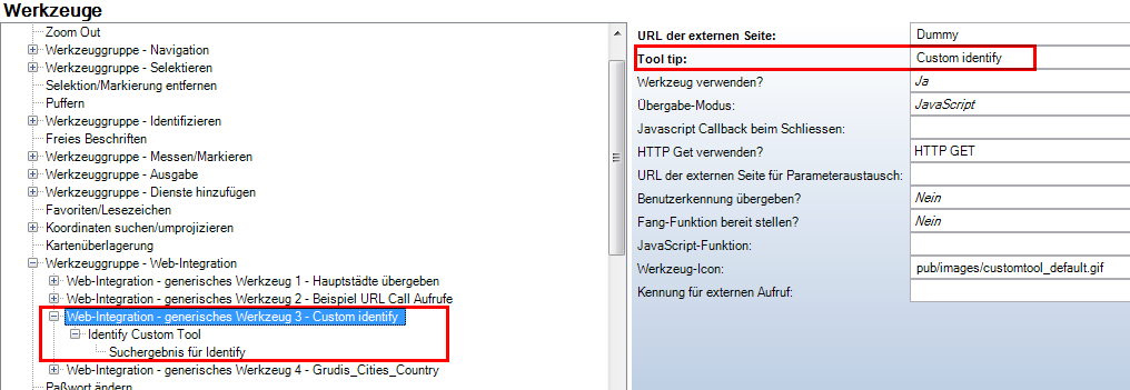Werkzeug - Identify Custom Tool