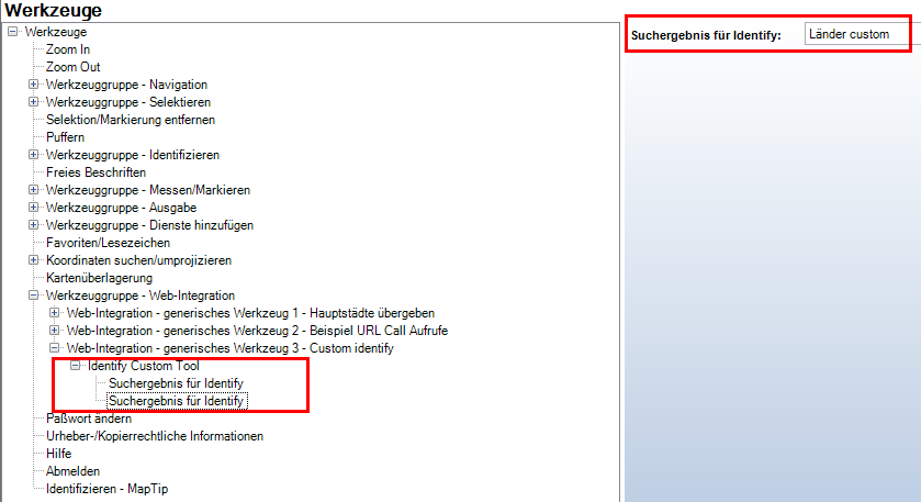 Identify Custom Tool - Suchergebnisse
