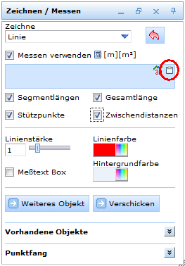 Distanzen messen und in Zwischenablage kopieren in WebOffice 10 R3 client Distanzen messen und in Zwischenablage kopieren in WebOffice 10 R3 client