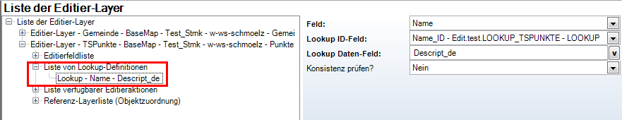 Liste von Lookup-Defintionen - Kategorie WebOffice Liste von Lookup-Defintionen - Kategorie WebOffice