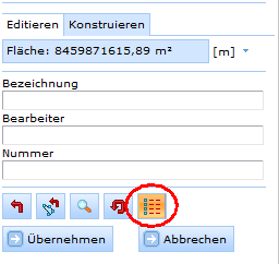 Öffnen der Stützpunktgeometrie im Editier Menü in WebOffice 10 R3 HTML Client Öffnen der Stützpunktgeometrie im Editier Menü in WebOffice 10 R3 HTML Client