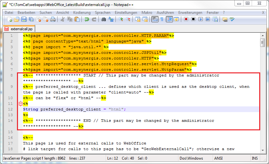 externalcall.jsp - Parameter 'preferred_desktop_client'
