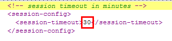 Session Timeout in web_user.xml Session Timeout in web_user.xml