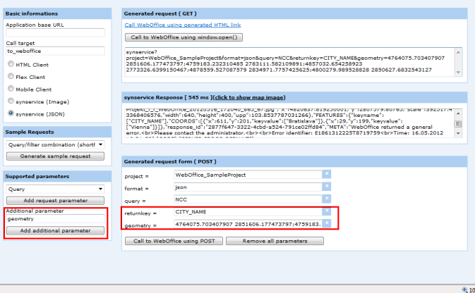 Parameter "&returnkey" und "&geometry" Parameter "&returnkey" und "&geometry"