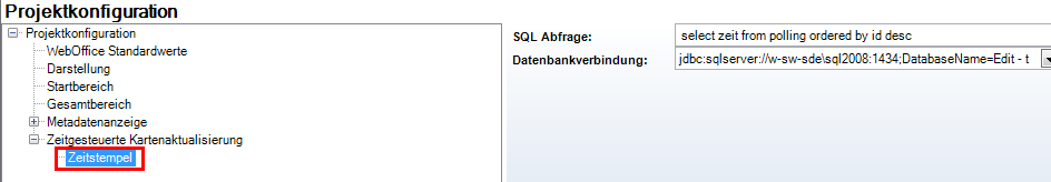 Zeitstemple Konfiguration - Kategory WebOffice&nbsp;