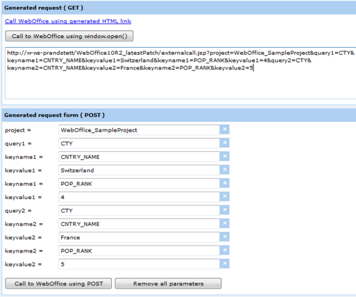 URL Call not separated