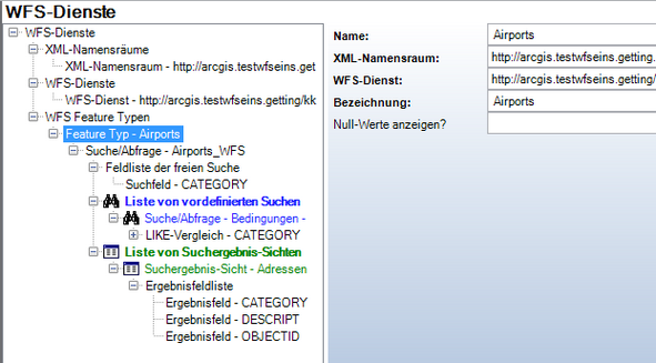 WFS Featuretyp-Konfiguration - Gesamte Projektstruktur WFS Featuretyp-Konfiguration - Gesamte Projektstruktur