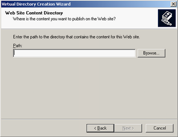 Set directory to the UserManagement Admin Web files