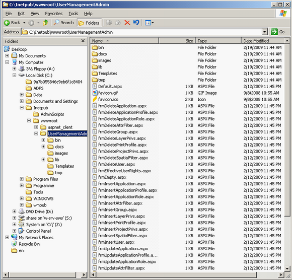 Copy UserManagement Admin Web files to „..\Inetpub\wwwroot\UserManagementAdmin\“