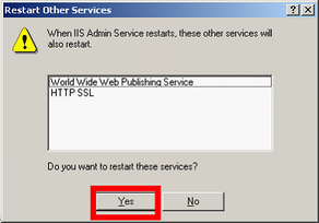 Restart other services 