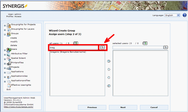 Using the search control Using the search control
