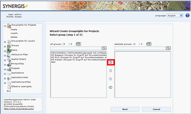 Selecting all listed objects Selecting all listed objects