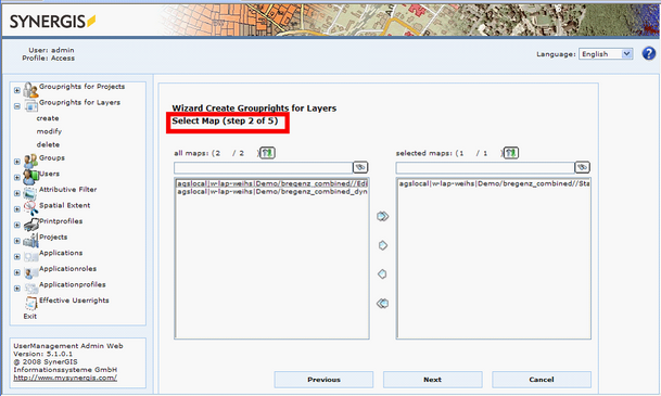 Select Map Select Map