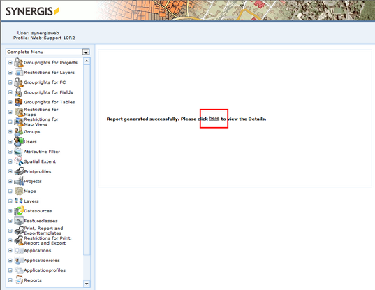 Download Link for generated report Download Link for generated report