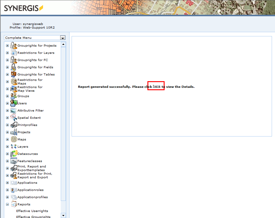 Download Link for generated report Download Link for generated report