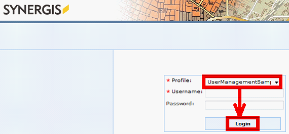 UserManagementAdmin login