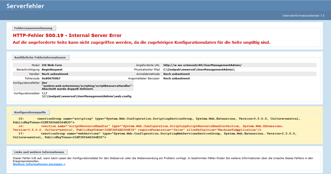 Incorrect .NET Framework version