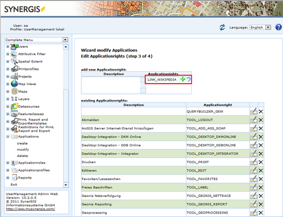Entering the 'Access control ID' Entering the 'Access control ID'