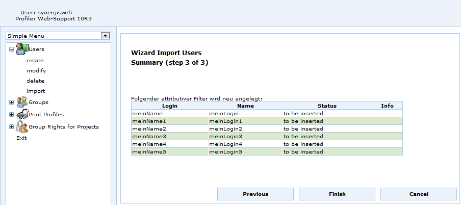 Import Wizard Step 3 - Overview Import Wizard Step 3 - Overview