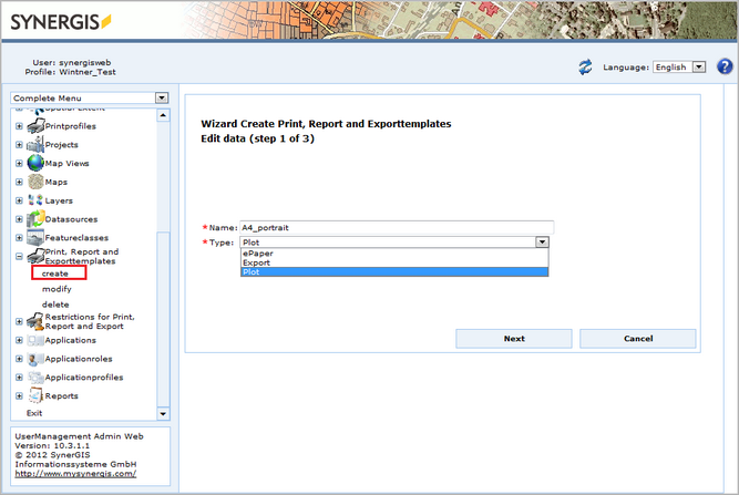 Create print, report and export templates