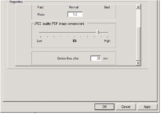 Map Service Properties – WebOffice ePaper extension