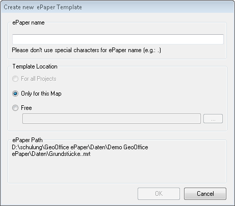 Create new ePaper Template Create new ePaper Template