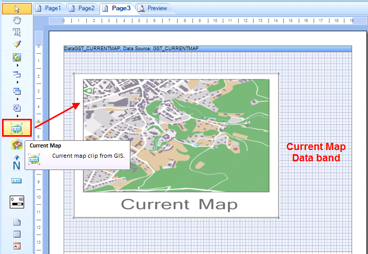 Insert current map Insert current map