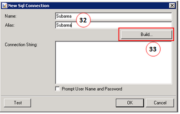 Adding an Odbc connection Adding an Odbc connection