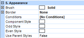 Category "Appearance"