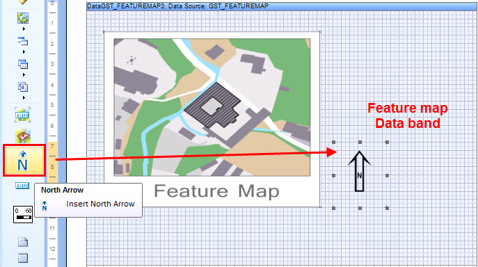 Insert north arrow Insert north arrow