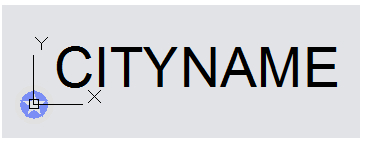 Definition of the CITYNAME attribute per block